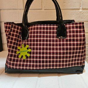 Chic Houndstooth Lunch Tote - Perfect for Stylish Lunch Outings